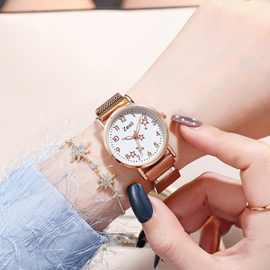 2026 New Women's Quartz <b>Watch</b> Simple Ultra-thin Stylish Floral Pattern <b>Watch</b> - Product Image 3