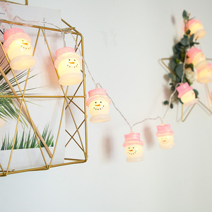 Hot xuyên biên giới Bán Led Santa Claus trang trí Snowman chuỗi không thấm nước Pin hoạt động giáng sinh phòng - Product Image 4