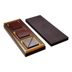 Custom Luxury Christmas Sweet Gift Packing Chocolate Bar Packaging Paper Box Tabs Chocolate Boxes