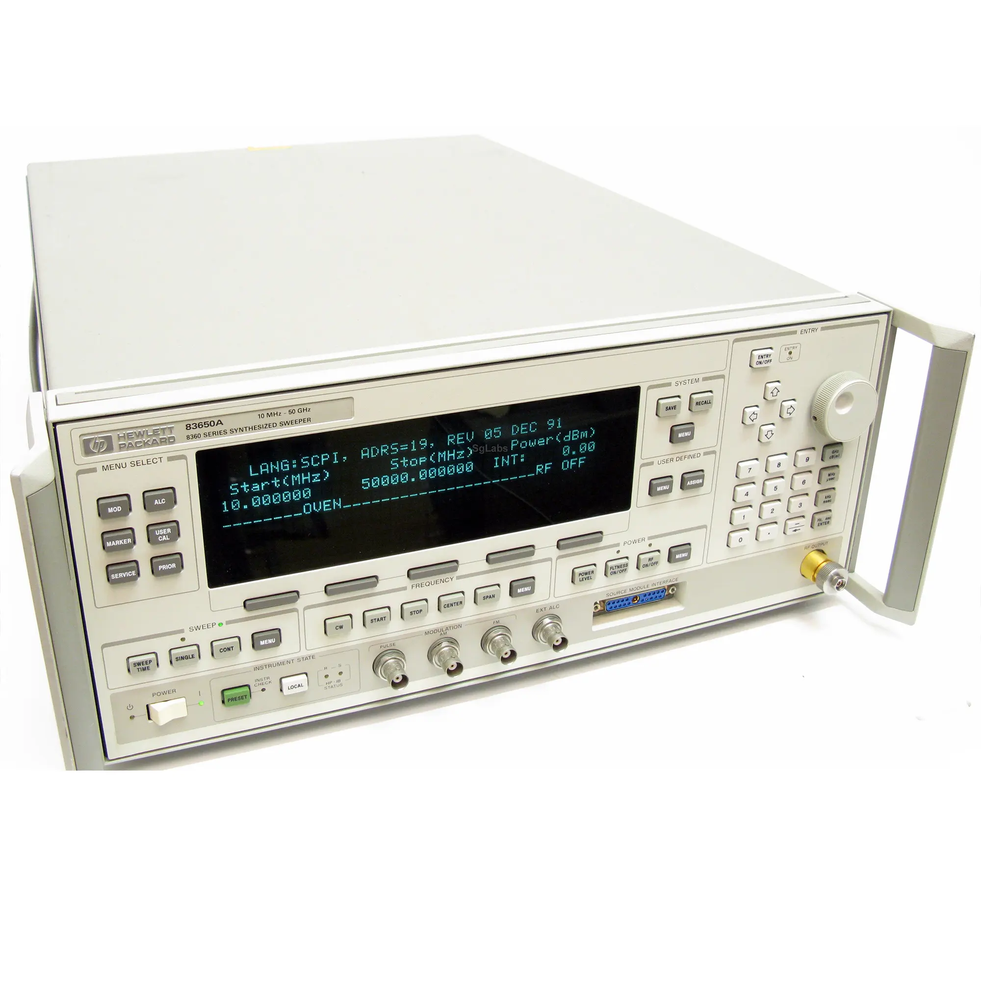 Keysight Agilent 83640A 83650A 40G 50G เครื่องกําเนิดสัญญาณความถี่สูง 10 MHz ถึง 40 GHz ในสต็อกราคาที่ดีรวมค่าจัดส่ง