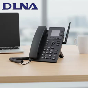 DLNA Cost-effective Professional 4G GSM IP SIP WiFi VoIP Phone with <strong>Dual</strong> <strong>SIM</strong> 2.4" Display for Business Office Home School &amp; More - Product Image 2