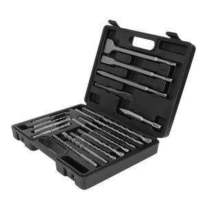 ชุดค้อนหมุนแรงกระแทกสูงสุด17ชิ้น SDS PLUS กล่องพลาสติกแบบพกพาดอก<span class=keywords><strong>สว่าน</strong></span>เจาะคอนกรีตสำหรับหินอ่อน - Product Image 2