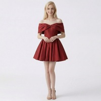 PEEQI K6D07883A Nouvelle collection été 2026 Robes mini femme à col licou imprimé pois avec patchwork de dentelle, coupe trapèze élégante, bretelles spaghetti, lavable