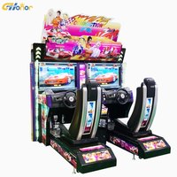 Jeu de conduite exploité en vendant des pièces de monnaie chaudes Jeux de voiture de course pour jeu
