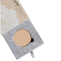Palette à paupières vide magnétique personnalisée, emballage rechargeable, fini mat, DIY, palette compacte pour blush, étui en carton avec fenêtre transparente
