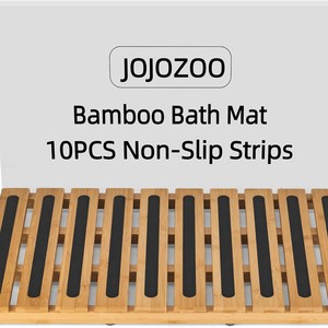 Alfombra de baño de bambú y madera, tapete para bañera, alfombra de baño antideslizante de madera maciza, transfronterizo - Product Image 4