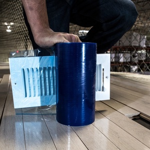 Màu xanh 20cm dễ dàng xé ra ống làm sạch bảo vệ mặt nạ Băng Duct Bìa bảo vệ phim; không khí niêm phong băng cho ductwork - Product Image 2