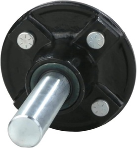 Kit d'assemblage d'essieu de remorque avec moyeu de roue libre à 4 trous de 4 po et axe d'essieu rond BT8 de 1 1/4 po - Product Image 3