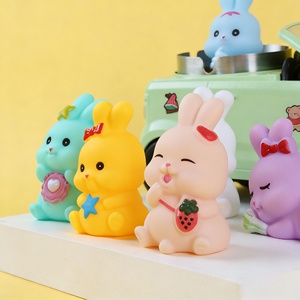 Juguete de Goma de Conejito de Dibujos Animados, Juguete de Agua de Goma Suave con Sonido, Juguete de Baño para Bebés - Product Image 2