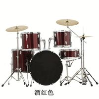 Batterie de percussions acoustiques professionnelles SENDI 7 pièces avec logo personnalisé, kit de cymbales résistant aux chocs
