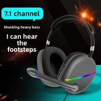 AKZ-025 Nouveau casque de jeu dynamique Battle Royale, filaire, USB, suppression active du bruit, universel, mobile