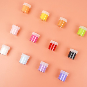 WingArt Quality 12 Macaron Color <span class=keywords><strong>Gouache</strong></span> Paint Set pour enfants Non toxique et polyvalent <span class=keywords><strong>sur</strong></span> toile papier <span class=keywords><strong>verre</strong></span> emballé dans une boîte - Product Image 2