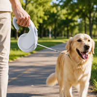 Laisse rétractable pour chiens et chats de Chine, 3m 5m, laisse réglable pour animaux de compagnie avec poignée en ABS durable