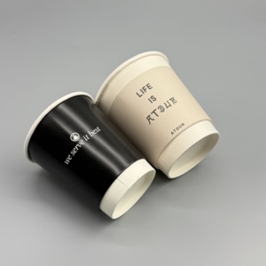 แก้วกระดาษพิมพ์ลายตามสั่งขายส่ง ขนาด 7-16 ออนซ์ สำหรับกาแฟ ชา เครื่องดื่มร้อน บริการจัดเลี้ยง บรรจุภัณฑ์แบบนำกลับบ้าน - Product Image 1