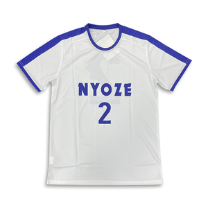 T-shirt en jersey de polyester/coton de coupe régulière, poids lourd en vrac, impression de logo personnalisé, manches courtes, grande taille pour hommes - Product Image 2
