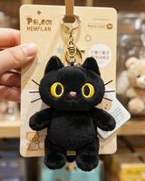 Breloque de sac personnalisée Hibou en tissu peluche, garnie de coton PP parfumé, avec crochet à clipser, pour décoration de sac à dos unisexe, à marge de profit élevée
