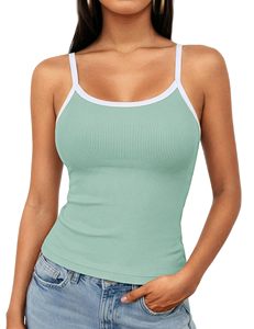 Summer Women Vibrant Hue Tank <b>Top</b> Stretch Fabric Basic Layering Sleeveless Tank <b>Top</b> - Product Image 6