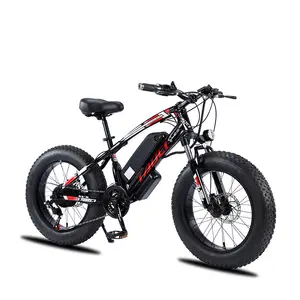 factory price MTB 20 inch durable carbon steel fat tire E-bike lightweight 36v 350w high speed motor snow electric bicycle