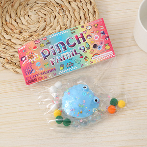 Nouveau design : Jouet anti-stress Mochi Squishy en TPR en forme de crabe mignon, animal marin extensible pour garçons et filles - Product Image 3