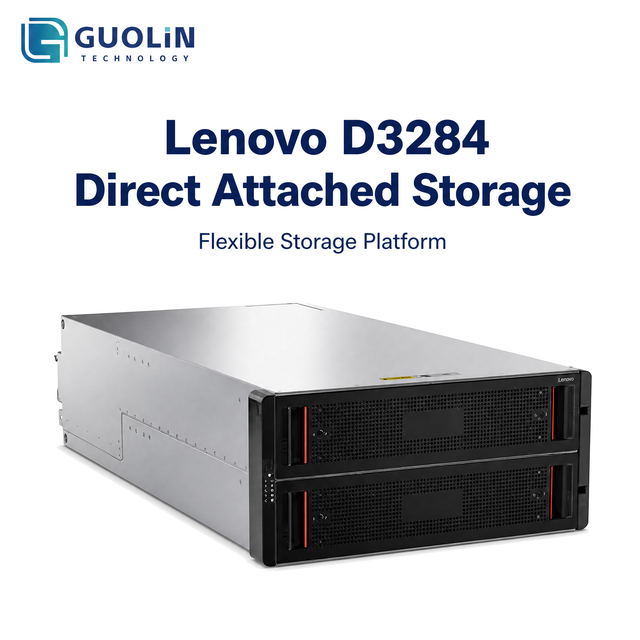 Lenovo D3284 Direct Attached Storage 5U High Density JBOD Expansion Enclosure 84 Bay 12Gb SAS DAS Storage Array