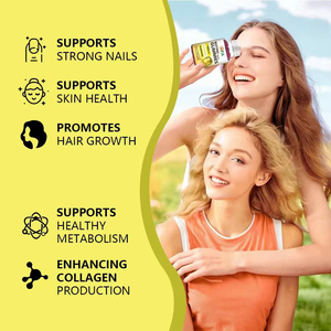 Private Label Biotin <b>Supplement</b> Supports Strong Nails and Supports Skin Health Biotin Gummies - Product Image 6