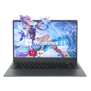 Laptop 15.6 inci 1080P FHD layar IPS Win11 Pro RAM 8GB SSD 256GB komputer Laptop dengan prosesor 3020e Laptop siswa - Product Image 1