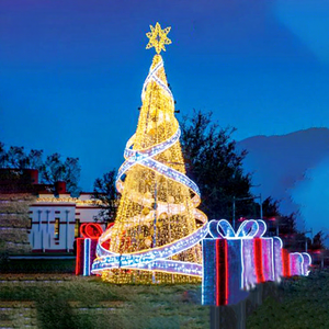<b>Christmas</b> <b>Tree</b> Motif <b>Lighting</b> for Filling Open Areas with Repeated Illuminated Elements in Large Holiday Display Projects - Product Image 1