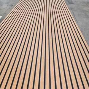 Panel Acústico de Madera, Listón de Madera, Diseño de Modelo 3D <span class=keywords><strong>Akupanel</strong></span>, Panel Acústico Moderno <span class=keywords><strong>Akupanel</strong></span> OEM, Panel Acústico de Pared de Bajo <span class=keywords><strong>Precio</strong></span>, 2400 mm - Product Image 5