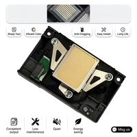 Printhead F173050 untuk L1800 1390 1400 1410 1430 1500W R270 R330 540 Nozzle 6 Warna A3+ DTF UV Pengganti Kepala Printer Foto