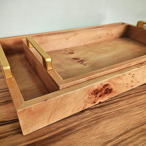 Nuevas Bandejas y Platos de Madera, Artesanía India, Vajilla, Platos para Aperitivos, Platos de Madera de la India, Decoración - Product Image 2
