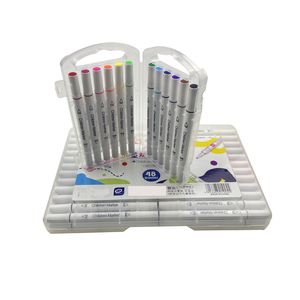 Bright Color Non Toxic Washable Dual Tip <b>Water</b> Color Marker <b>Pen</b> Custom Children's Markers - Product Image 2