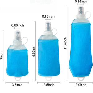 <span class=keywords><strong>Bouteille</strong></span> d'eau souple en TPU pour le sport et les activités de plein air, <span class=keywords><strong>bouteille</strong></span> d'eau pliable pour la course à pied et la montagne - Product Image 3