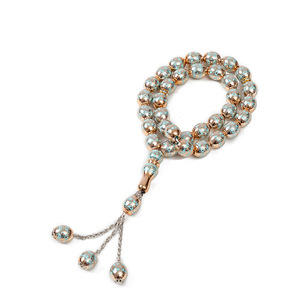 Nouveauté : Tasbih en cristal feuille d'érable, 33 perles laser, pour la prière musulmane, nouveau design, accessoires ethniques - Product Image 2