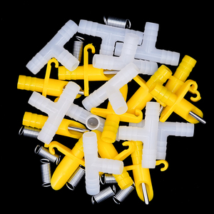 100 pièces par sac lapin buvant automatique mamelon eau lapin souris mamelon buveur volaille ferme rongeur eau mangeoire - Product Image 6