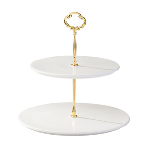 European Wedding Cake <strong>Dessert</strong> Table Display Shelf Ceramic Plate Sample Decoration Multi-layer <strong>Dessert</strong> <strong>Tray</strong> - Product Image 5
