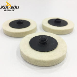 Tampone di Lucidatura in Feltro di Lana a Cambio Rapido da 2 Pollici 50mm per Vetro, <span class=keywords><strong>Ceramica</strong></span> e Acciaio Inossidabile - Product Image 1