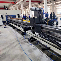 Mesin Pengeboran Balok H CNC Kecepatan Tinggi Garis Penandaan Pengeboran Balok 3D Konstruksi PLC