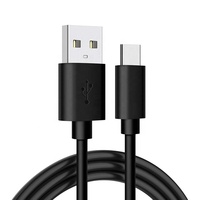 Câble USB de type C 2A Charge rapide 1m 1.5m 2 m Câble de données de téléphone portable à charge rapide USB-C