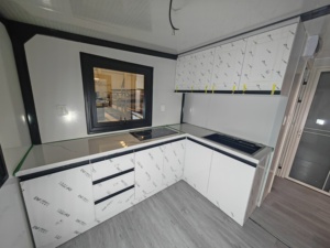Nuovo Design Moderno Traspirante <span class=keywords><strong>Case</strong></span> Container in Acciaio da 10 Piedi per Agriturismi, Soggiorni, Appartamenti e Installazione Rapida all'Esterno - Product Image 6
