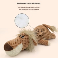 Collection de jouets en peluche noués pour chien avec fonctions apaisantes et de dentition – Jouet interactif pour animaux de compagnie