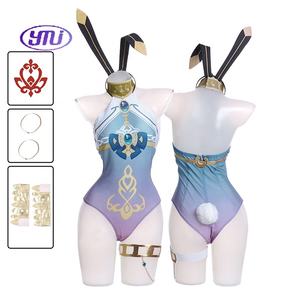 Genshined Impact Cosplay <span class=keywords><strong>Nilou</strong></span> Costume pour Adultes Unisex Bunny Swimwear Suit with Top Christmas Style Wholesale for Women Kids - Product Image 2