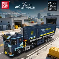 Mould King 24125 2026 Nuevo Camión de Transporte de Carga, Serie de Kits de Modelos de Camiones de Contenedores, Regalos Coleccionables, Sets de Bloques de Construcción