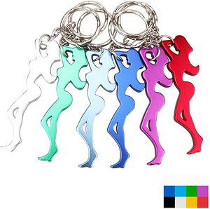 Llavero Multicolor de Aluminio con Forma de Cuerpo de Mujer Sexy, Mini Abrebotellas Portátil para Cerveza y Bebidas, Regalo para Hombres, Uso en Bares - Product Image 1