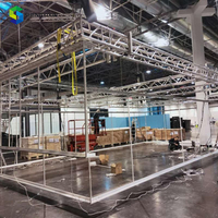 Truss de iluminación de escenario con marco de aluminio personalizable Truss de luz de escenario portátil para exposición