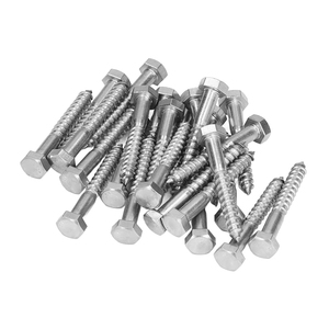 M5 M6 M8 M10 M12 DIN 571 A2 Stainless Steel 304 Lag Bolts <b>Screws</b> Wood Hex Head Coach <b>Screw</b> - Product Image 4