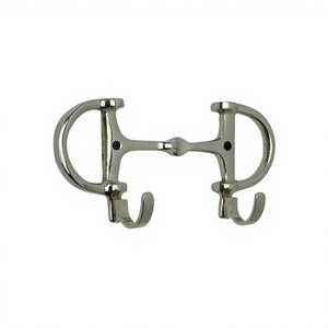 Decoración Interior para el hogar, gancho de broca de caballo pulido brillante, ganchos decorativos de precio barato, accesorios de pared, gancho ecuestre de tendencia, 2 soportes - Product Image 1