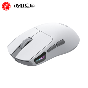 Ratón inalámbrico ergonómico recargable de tres modos, 2,4G/Bluetooth/30, 60 y 60g, ligero, con clic silencioso para juegos/Oficina - Product Image 3