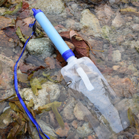 Orejeras para utdoor, filtro de agua potable iking urvival