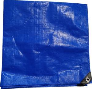 Lona de Polietileno 100% Impermeable en Color Azul para Cubiertas de Autos y Bolsas, Uso Femenino, 140gsm, Peso Medio - Product Image 2