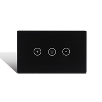 Pour Tuya Smart Zigbee Gradateur 10A Smart Touch Gradateur avec Alexa & Google Home ABS & PC Matériel Max. 240V